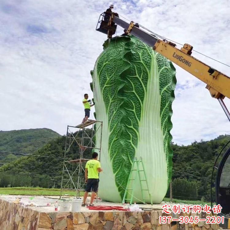 台州白菜石雕凳给您的景观增添一份精致