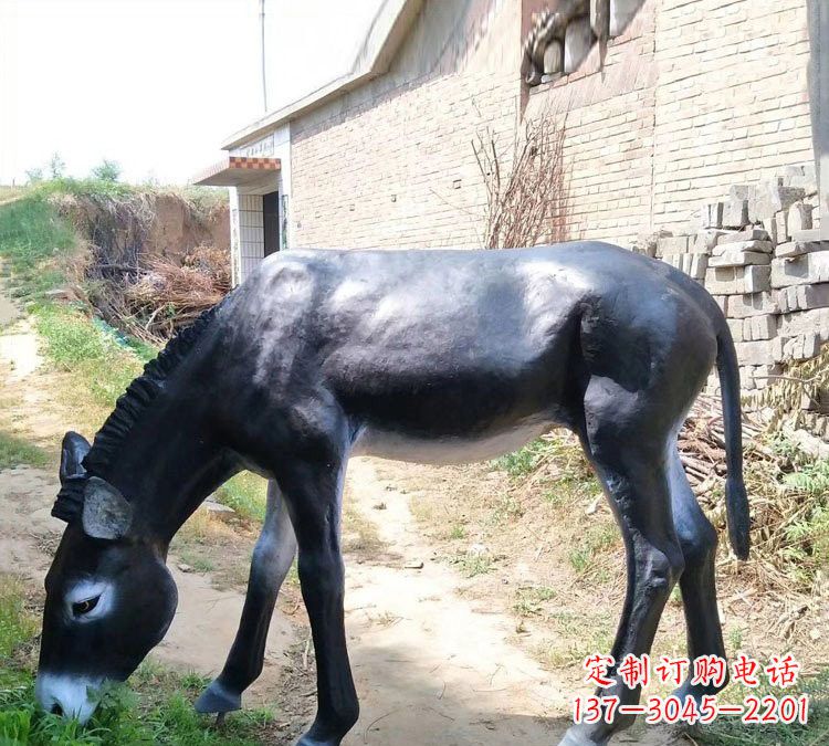台州玻璃钢雕刻毛驴,传承传统文化