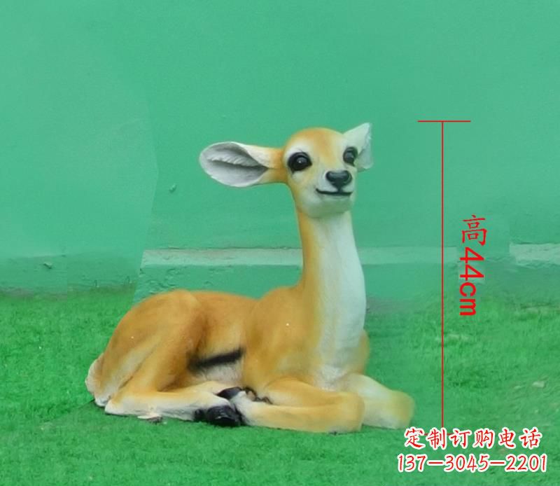 台州玻璃钢制作的羚羊雕塑