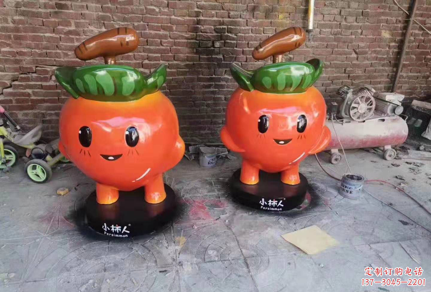 台州精致玻璃钢卡通蔬菜雕塑