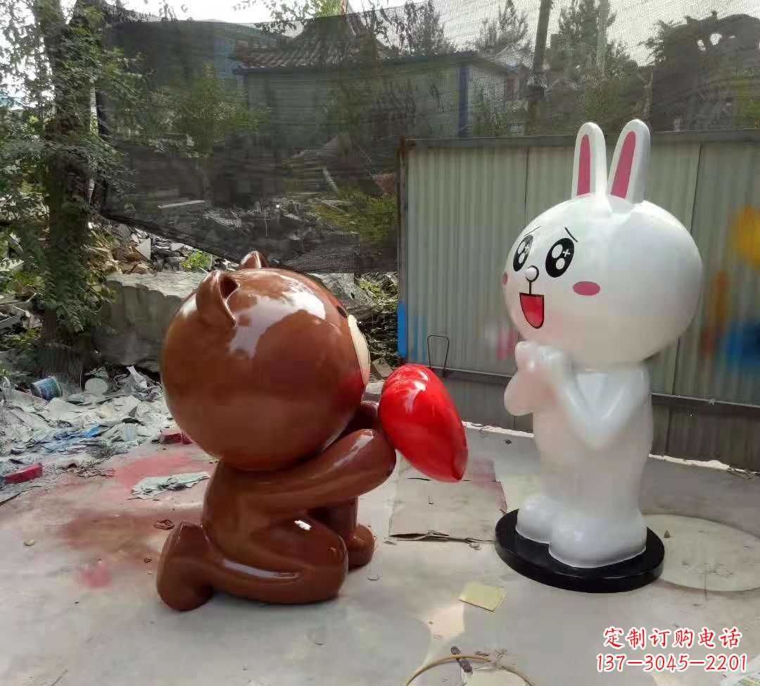 台州玻璃钢卡通熊猫雕塑精美的动物雕塑