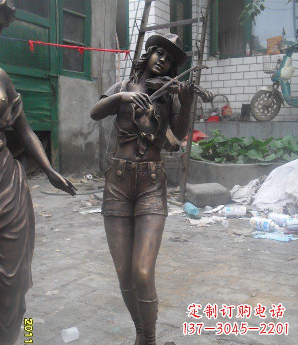 台州美丽的玻璃钢女性雕塑
