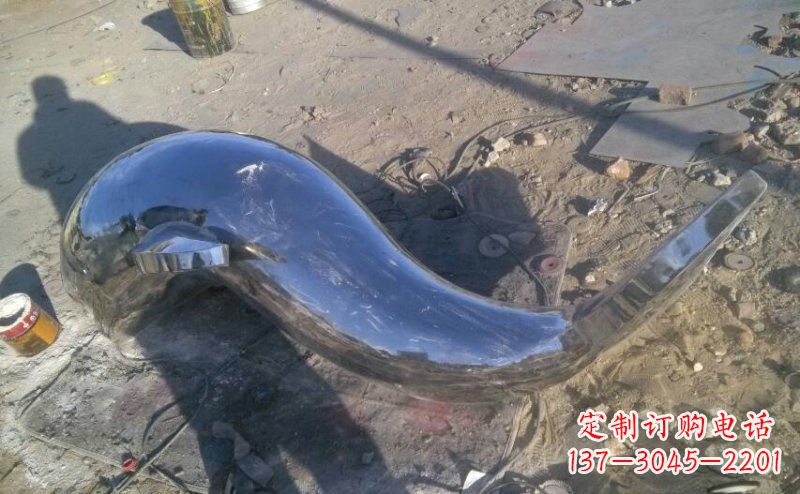 台州不锈钢海豚雕塑展示优雅美丽