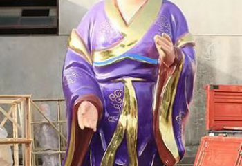 台州玻璃钢宗教庙宇彩绘八仙神像