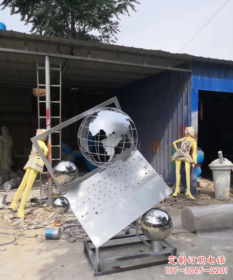 台州不锈钢地球雕塑艺术与科技的完美结合