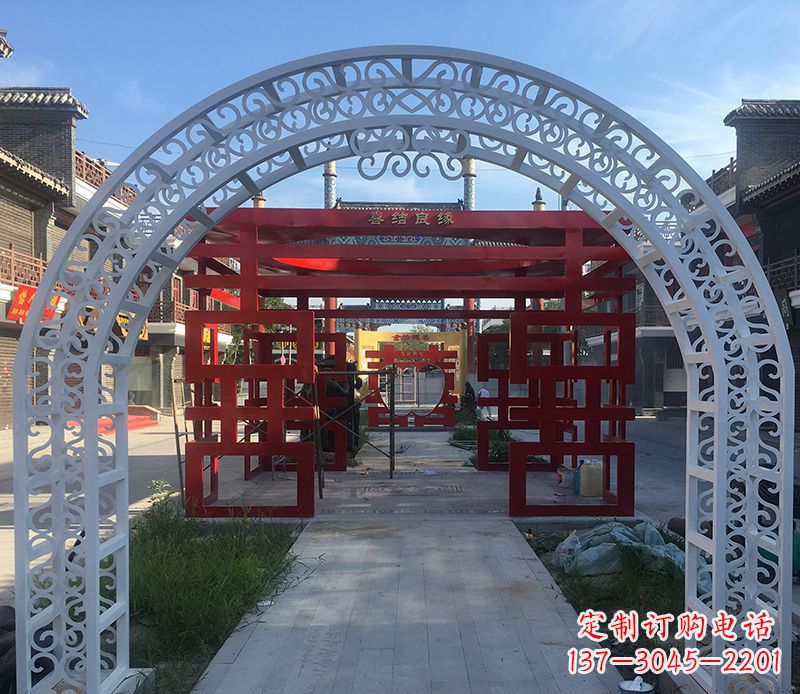 台州不锈钢拱门雕塑——精美绝伦