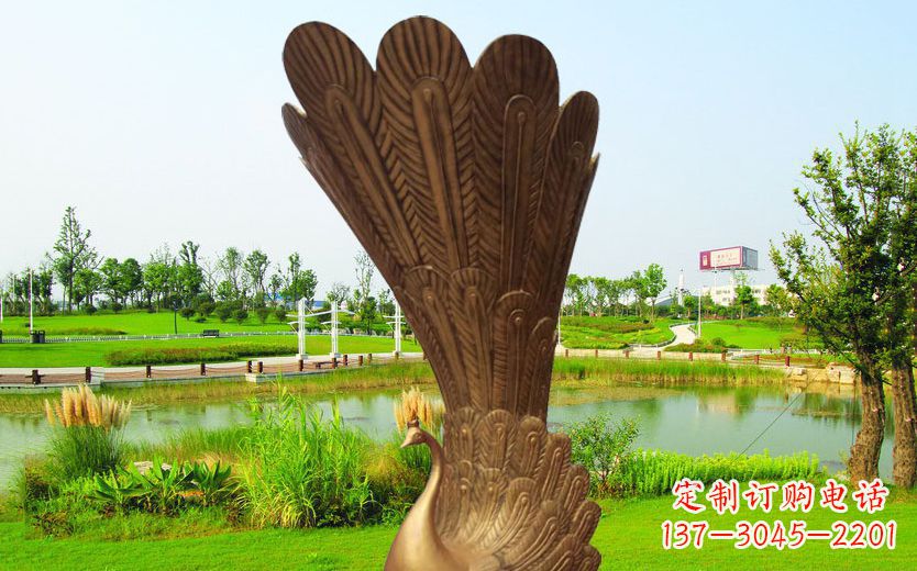 台州不锈钢孔雀展翅高飞