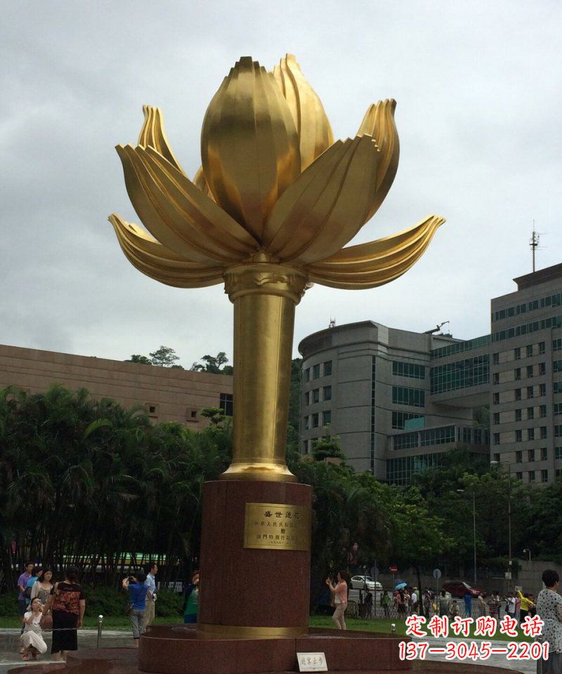 台州不锈钢莲花雕塑——美丽的艺术见证