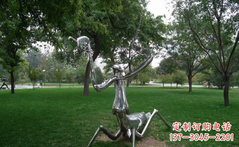 台州不锈钢螳螂古朴雅致的雕塑