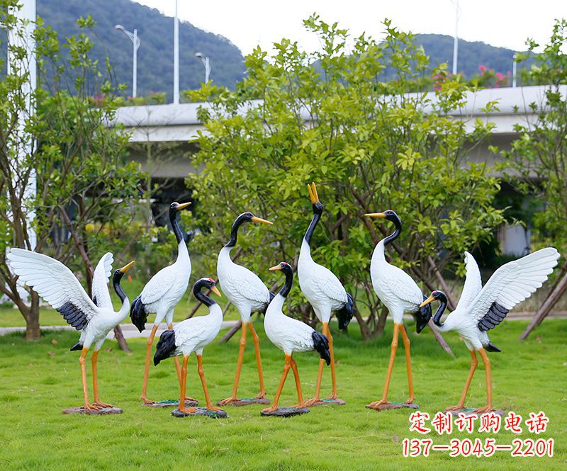 台州仙鹤雕塑传承中国文化精髓