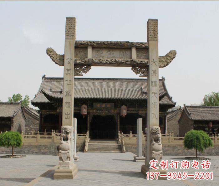 台州大理石牌楼雕塑——艺术精粹