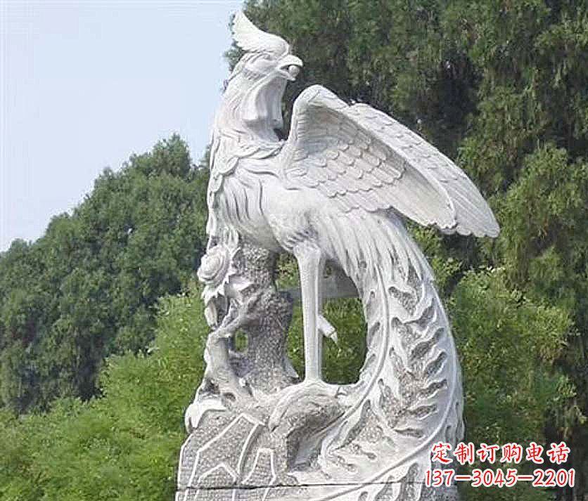 台州大理石凤凰雕塑