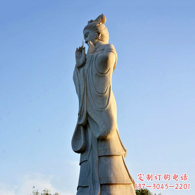 台州大型貂蝉雕塑-景区景点古代美女著名历史人物雕像