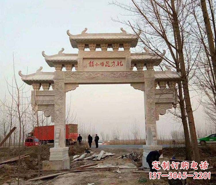 台州大理石牌坊石雕