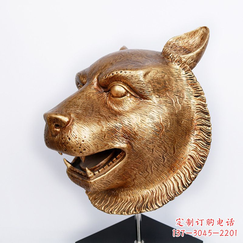 台州玻璃钢雕刻虎头