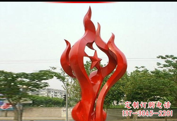 台州 不锈钢火炬雕塑-美轮美奂