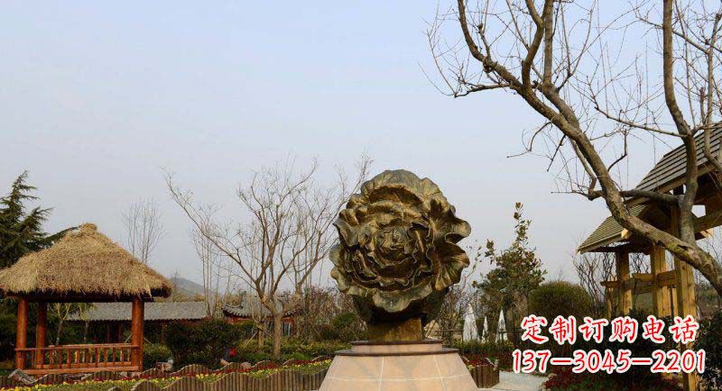 台州公园大白菜景观铜雕