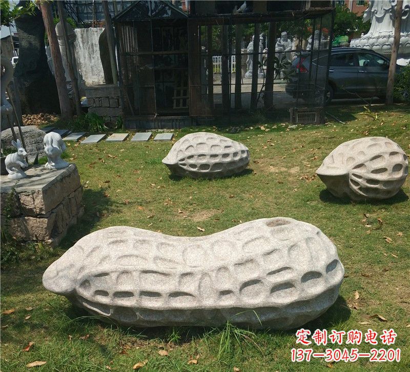 台州精美大理石花生雕塑