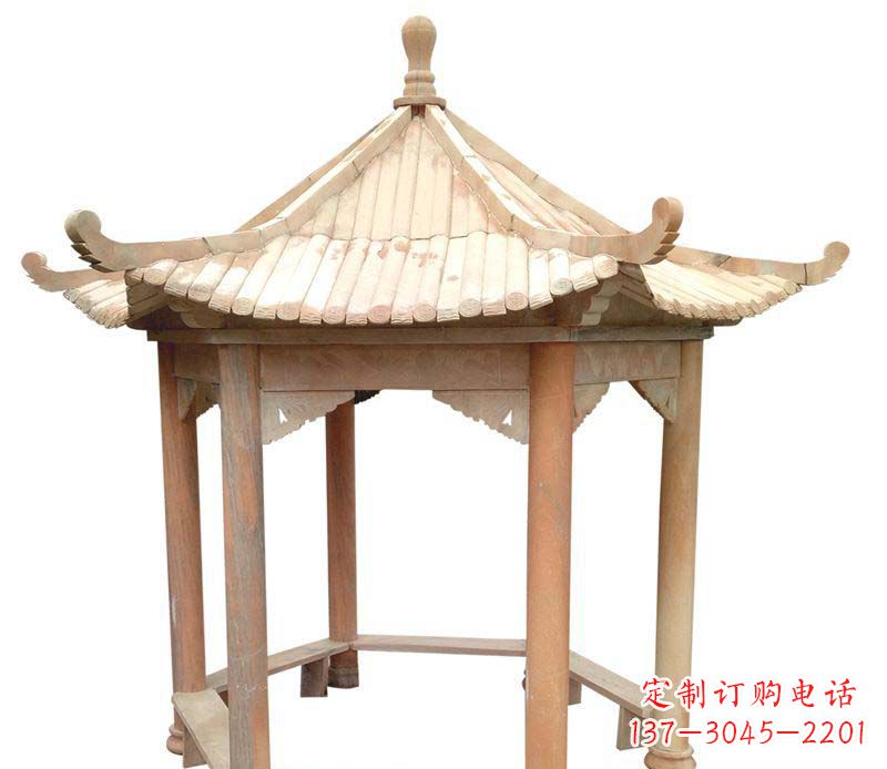 台州精美六角凉亭雕塑
