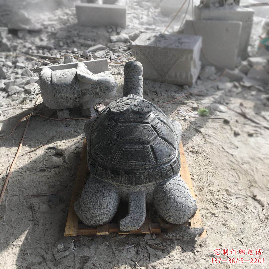 台州精致定制:古代石雕乌龟