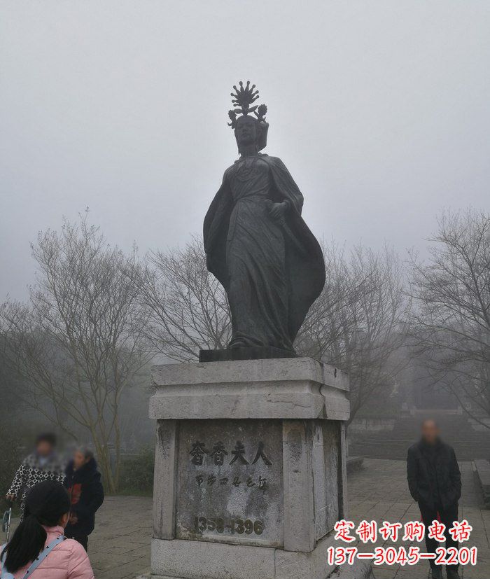 台州广场奢香夫人古代名人铜雕