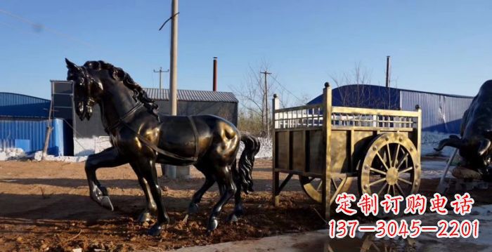 台州马车景观铜雕 (3)