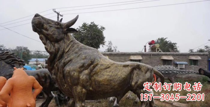 台州牛动物铜雕