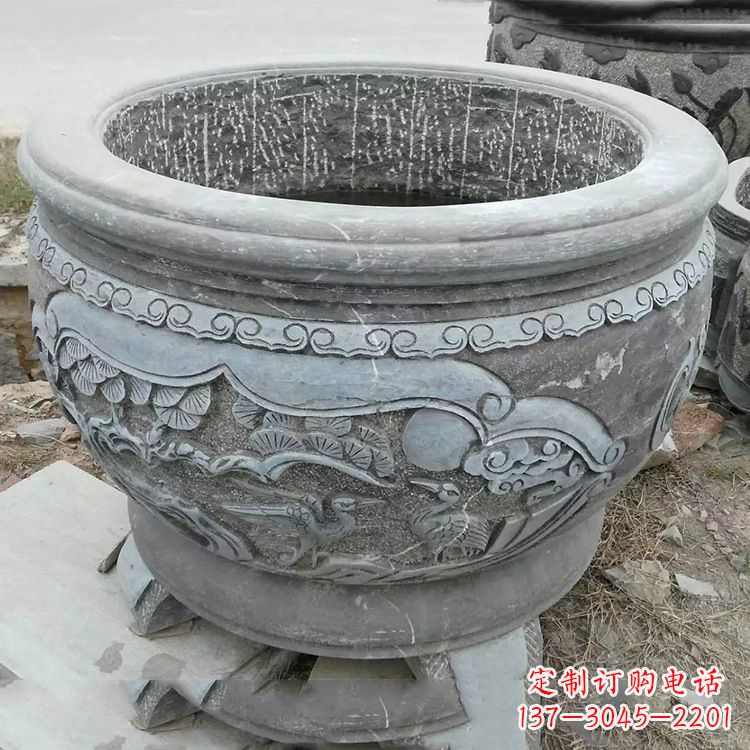 台州石刻园林鱼缸