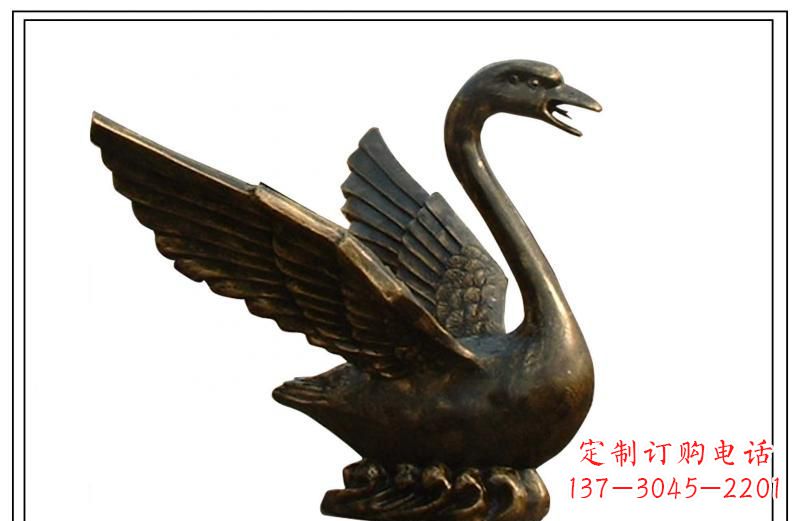 台州天鹅喷泉铜雕