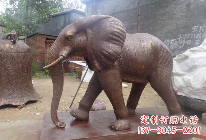 台州铜大象雕塑