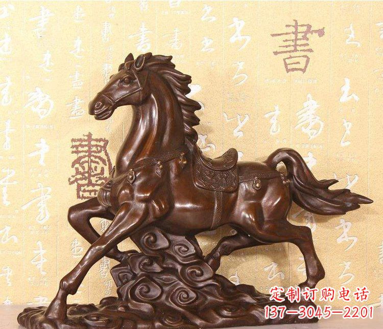 台州铜雕户外园林动物马雕塑