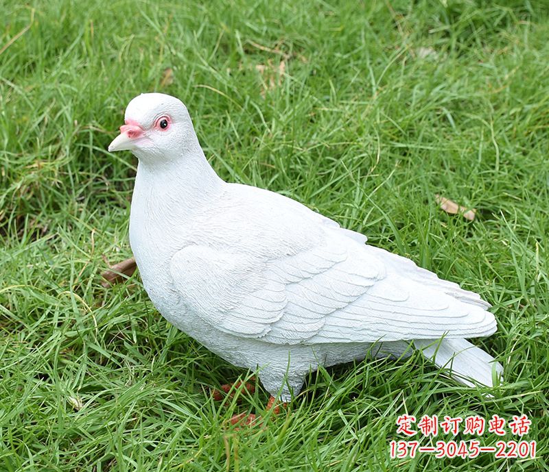 台州潍坊和平鸽雕塑女孩