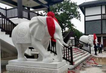 台州迎接观音祝福的精美大象观音栏杆