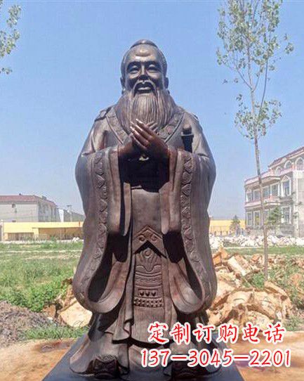 台州校园孔子雕像 (2)